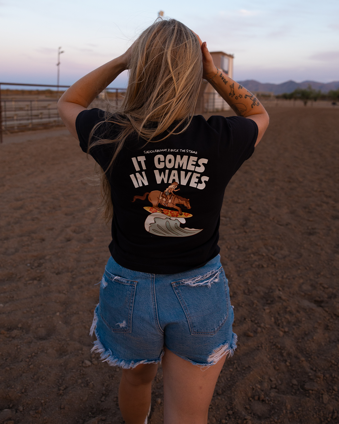 hang onto your horn - boxy tee