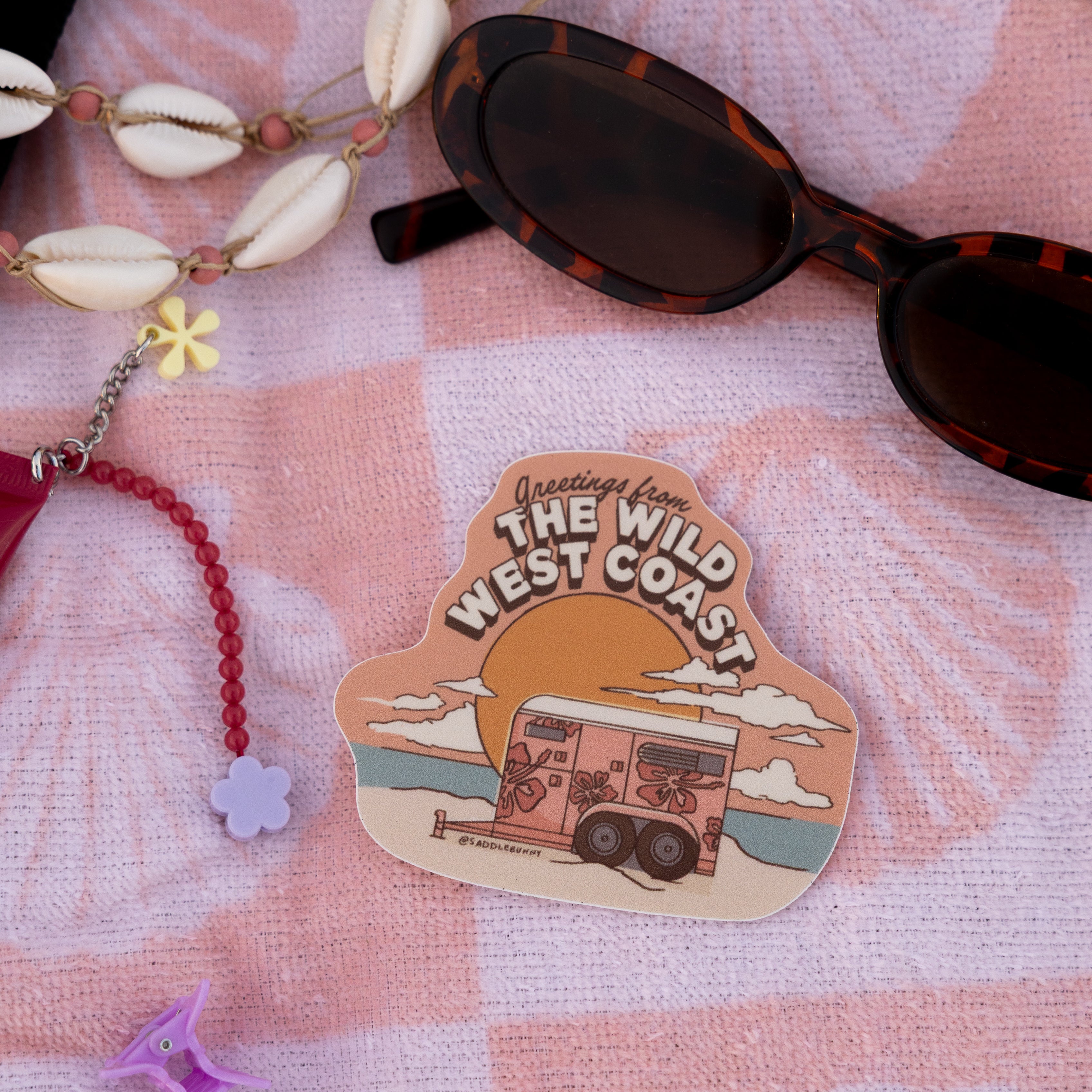 from the beaches of arizona full weatherproof vinyl sticker collection