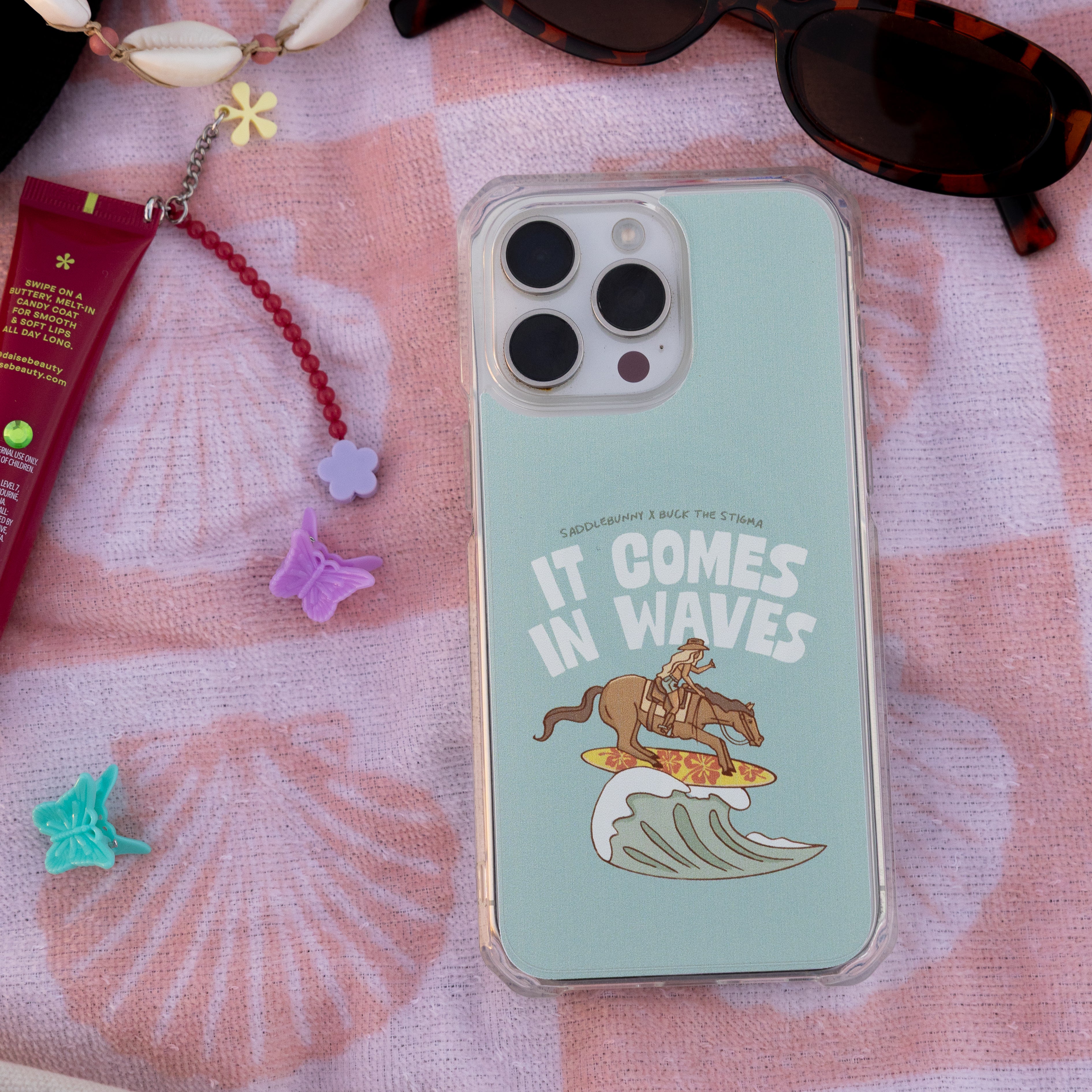 It comes in waves - BTS collab - MagSafe® clear case for iPhone®