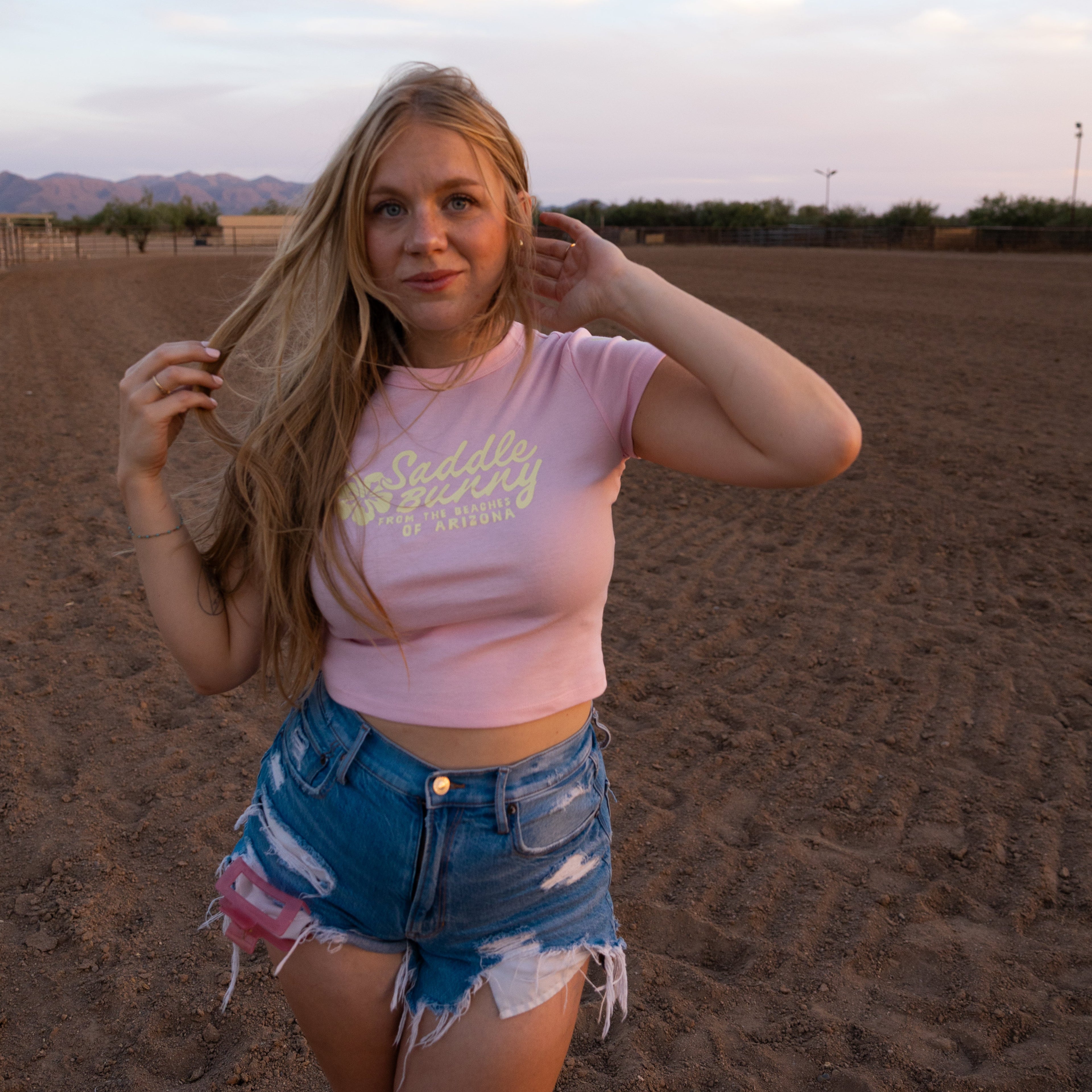Saddle Bunny Beaches of AZ Baby Tee