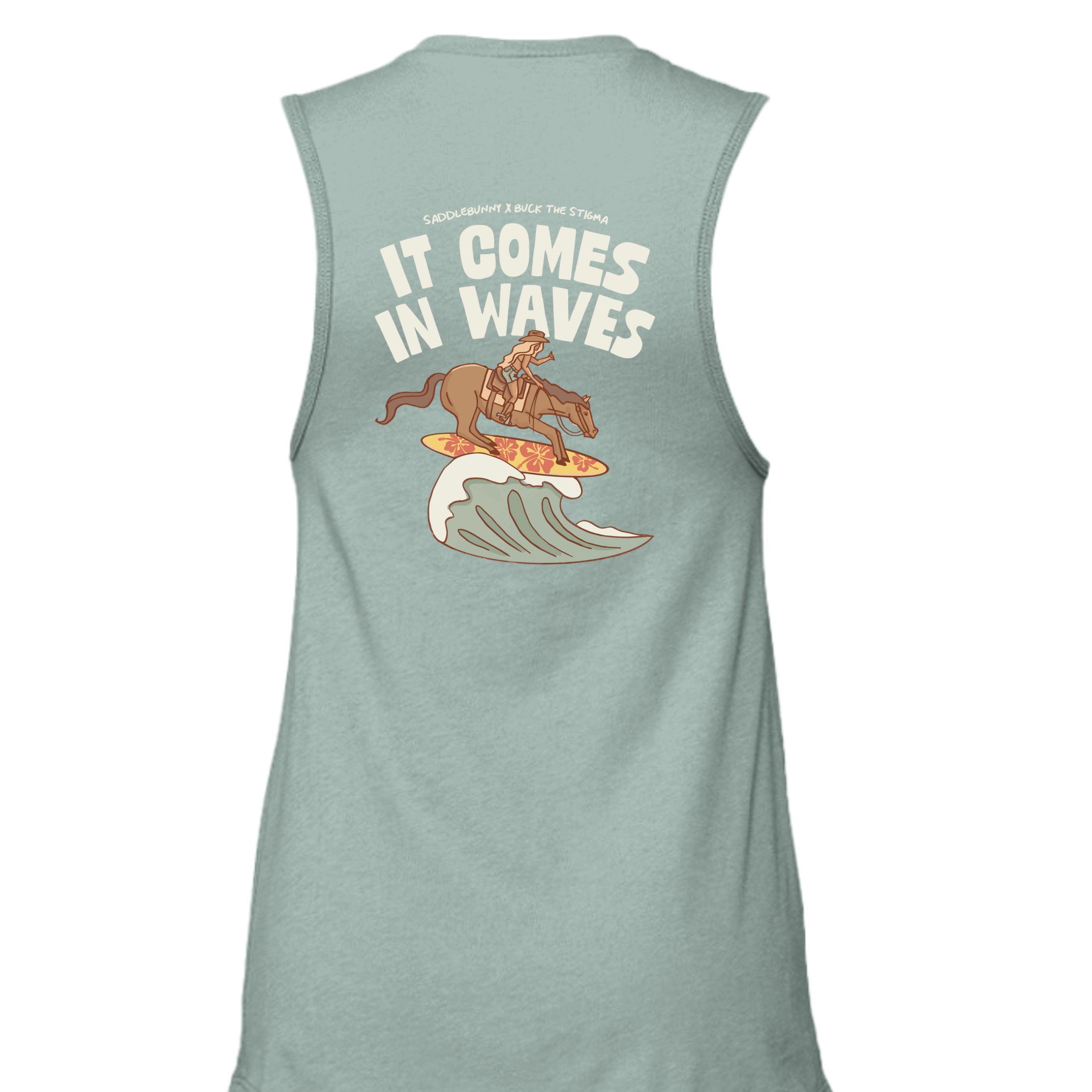 Heather Dusty Blue - B6003 - BACK
